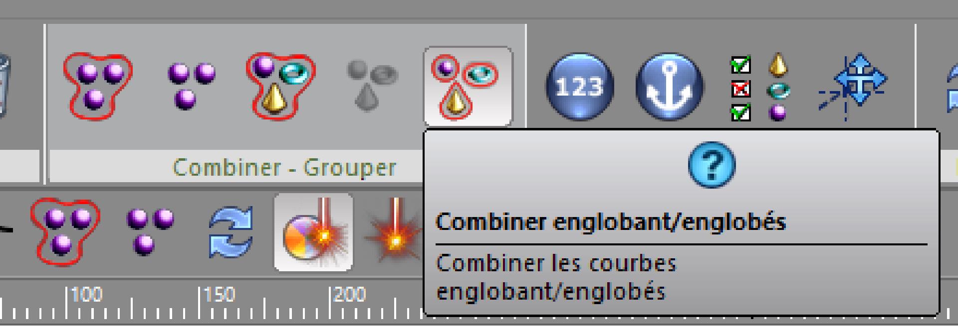 Combiner englobant