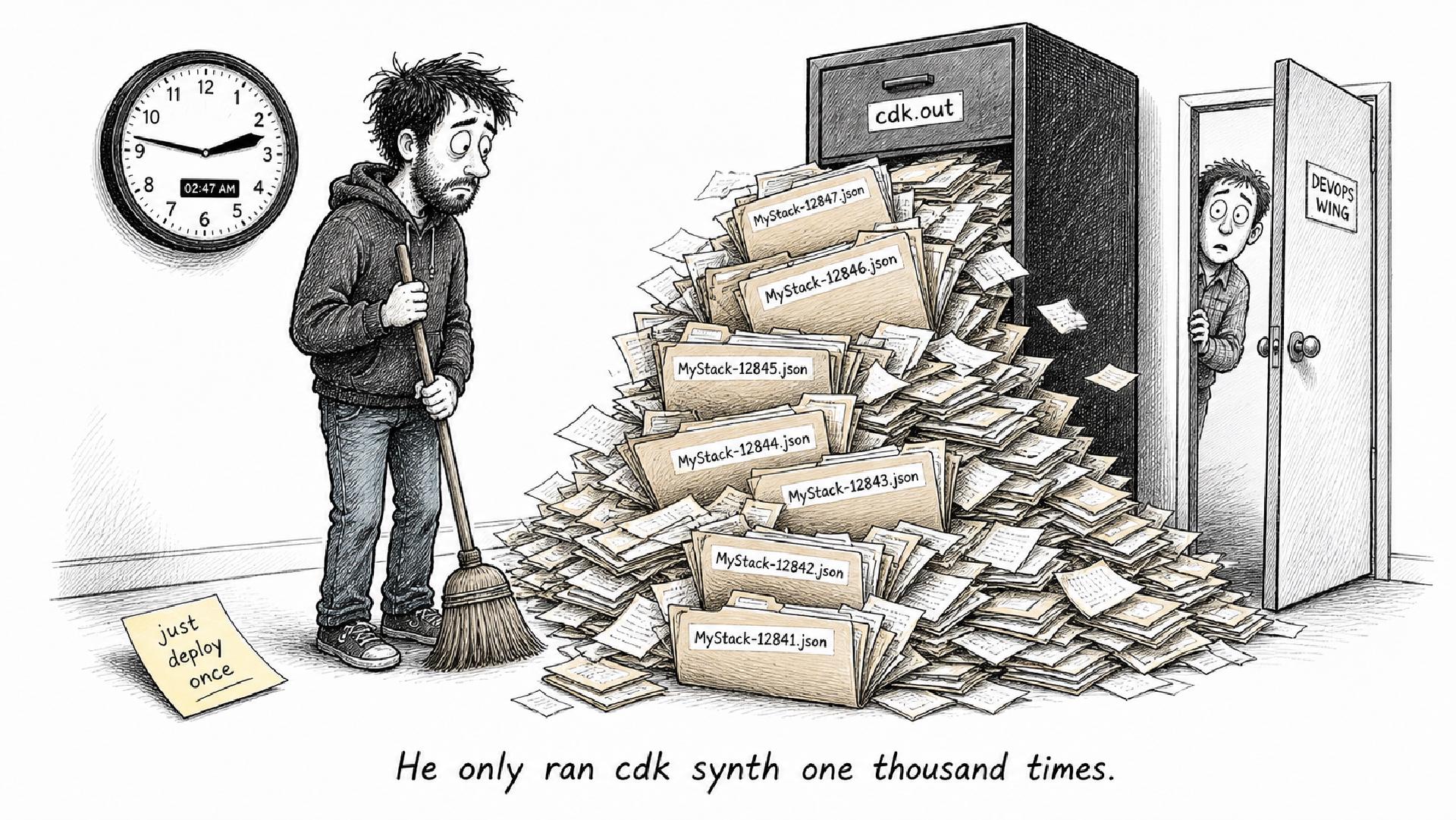 Managing the Growth of the `cdk.out` Folder in AWS CDK Projects