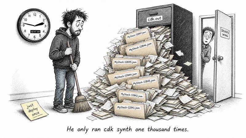 Managing the Growth of the `cdk.out` Folder in AWS CDK Projects