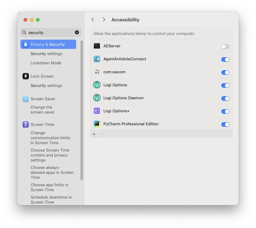 Mac Accessibility Settings