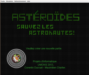 Illustration of the Asteroids project